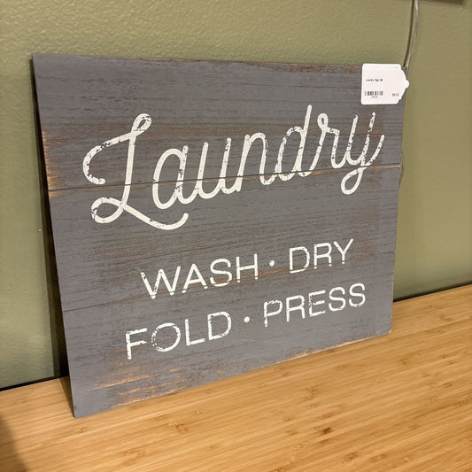 Laundry Sign ART