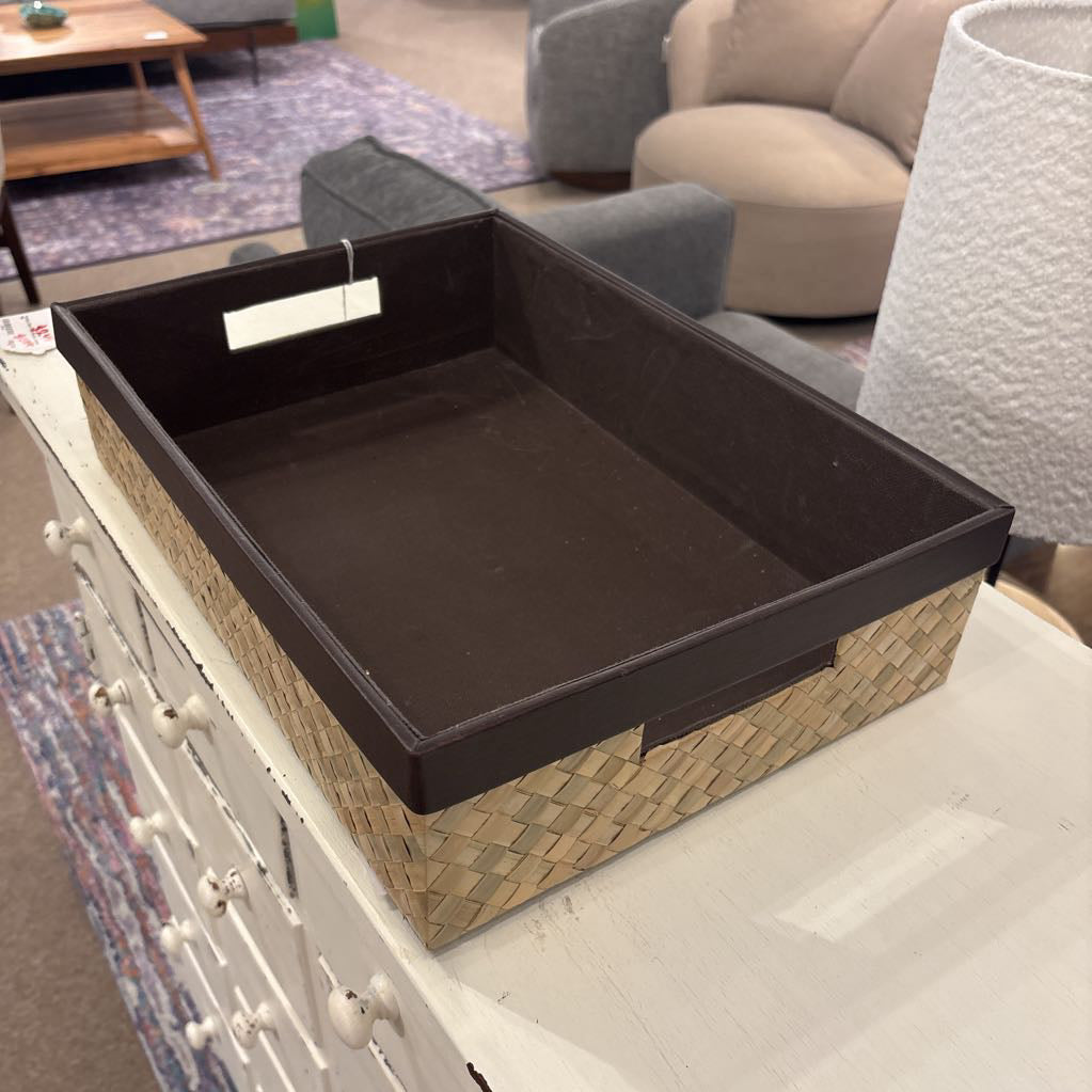 Woven Basket Tray SMALLS