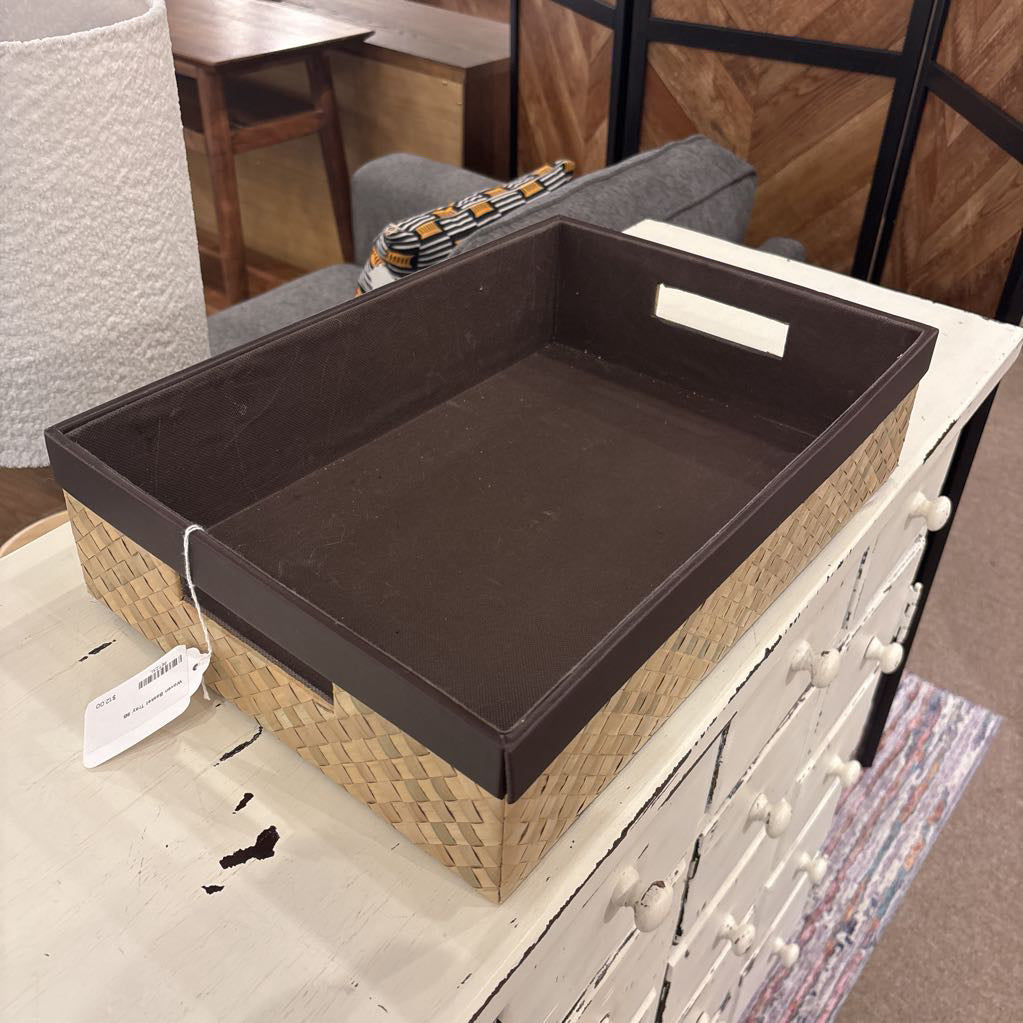 Woven Basket Tray SMALLS
