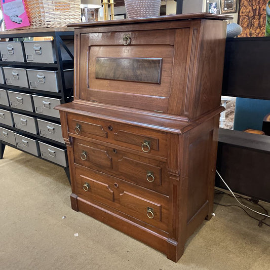 Vintage 3 Drawer Secretary Desk C DESKS