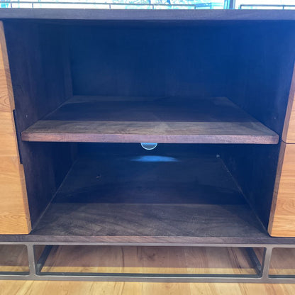 CB2 Congo Wood Media Console