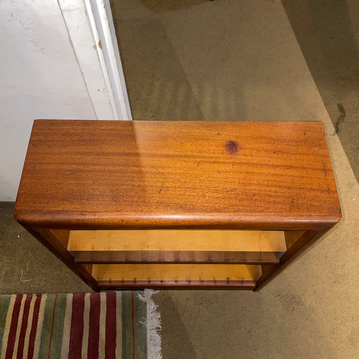 2 Shelf Wood Bookcase
