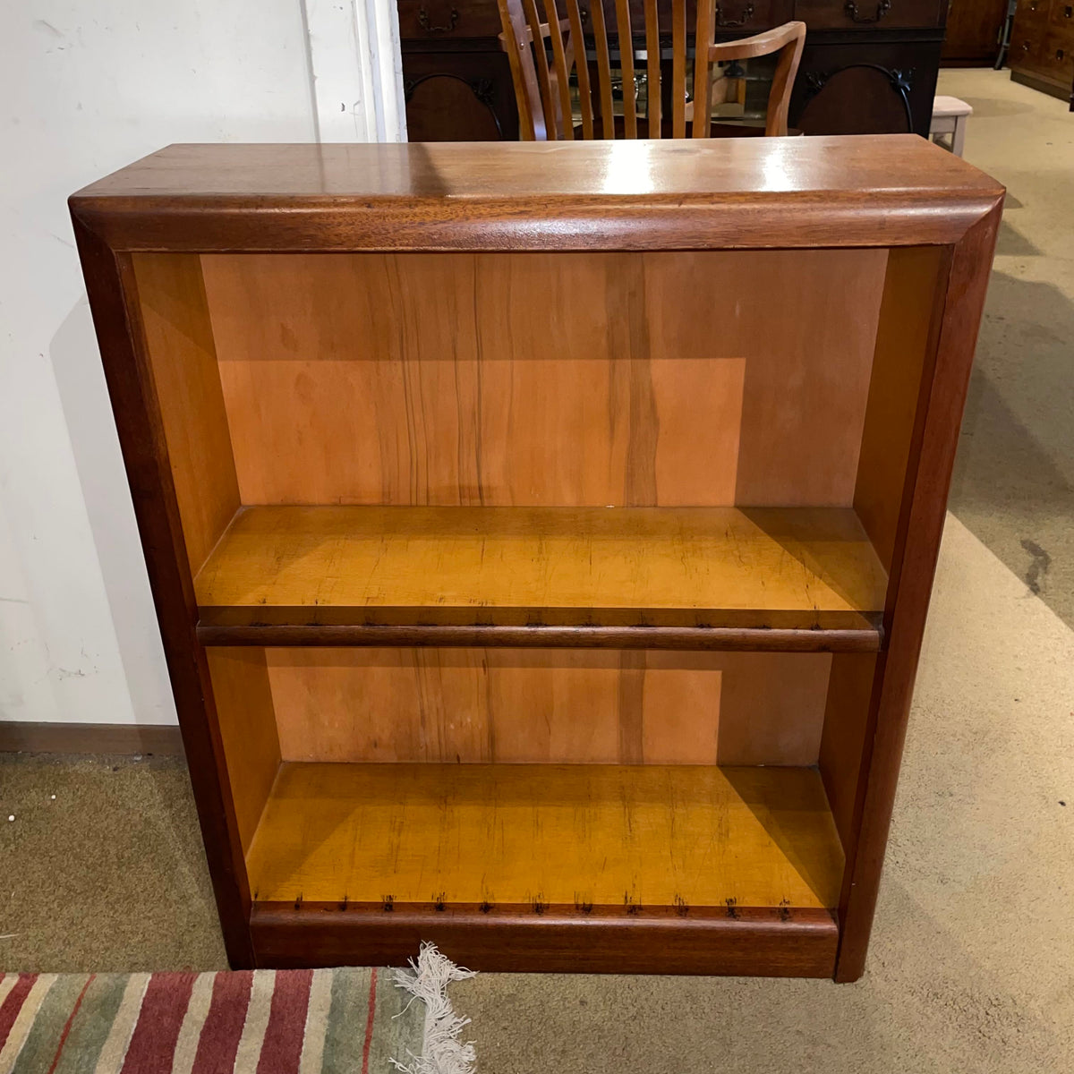 2 Shelf Wood Bookcase