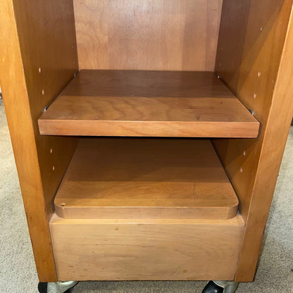 Formica 2 Shelf Wheeled Storage