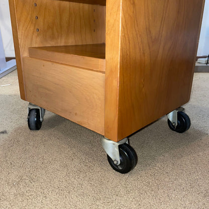 Formica 2 Shelf Wheeled Storage