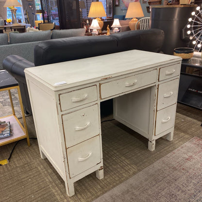 Vintage White Rustic Desk