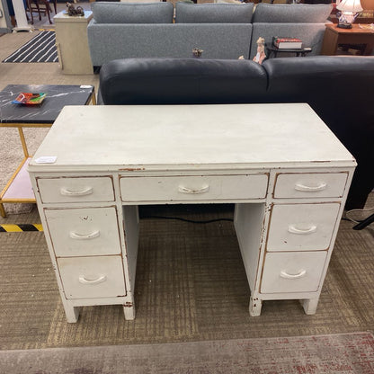 Vintage White Rustic Desk