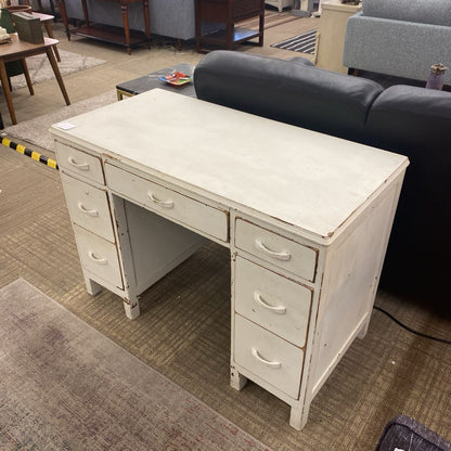 Vintage White Rustic Desk