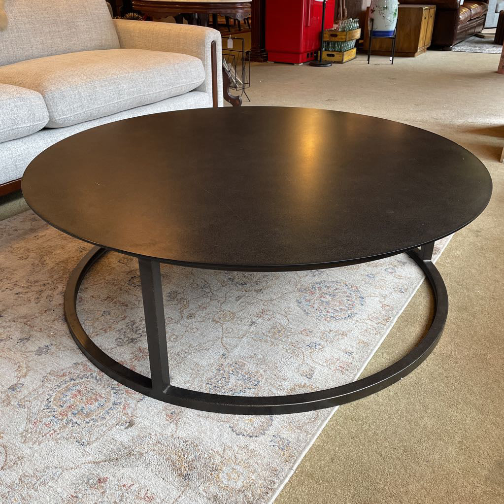 RH Bronze Metal Round Coffee Table