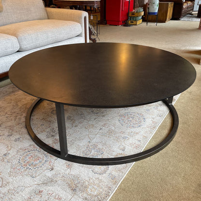 RH Bronze Metal Round Coffee Table