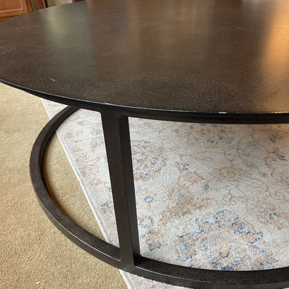 RH Bronze Metal Round Coffee Table