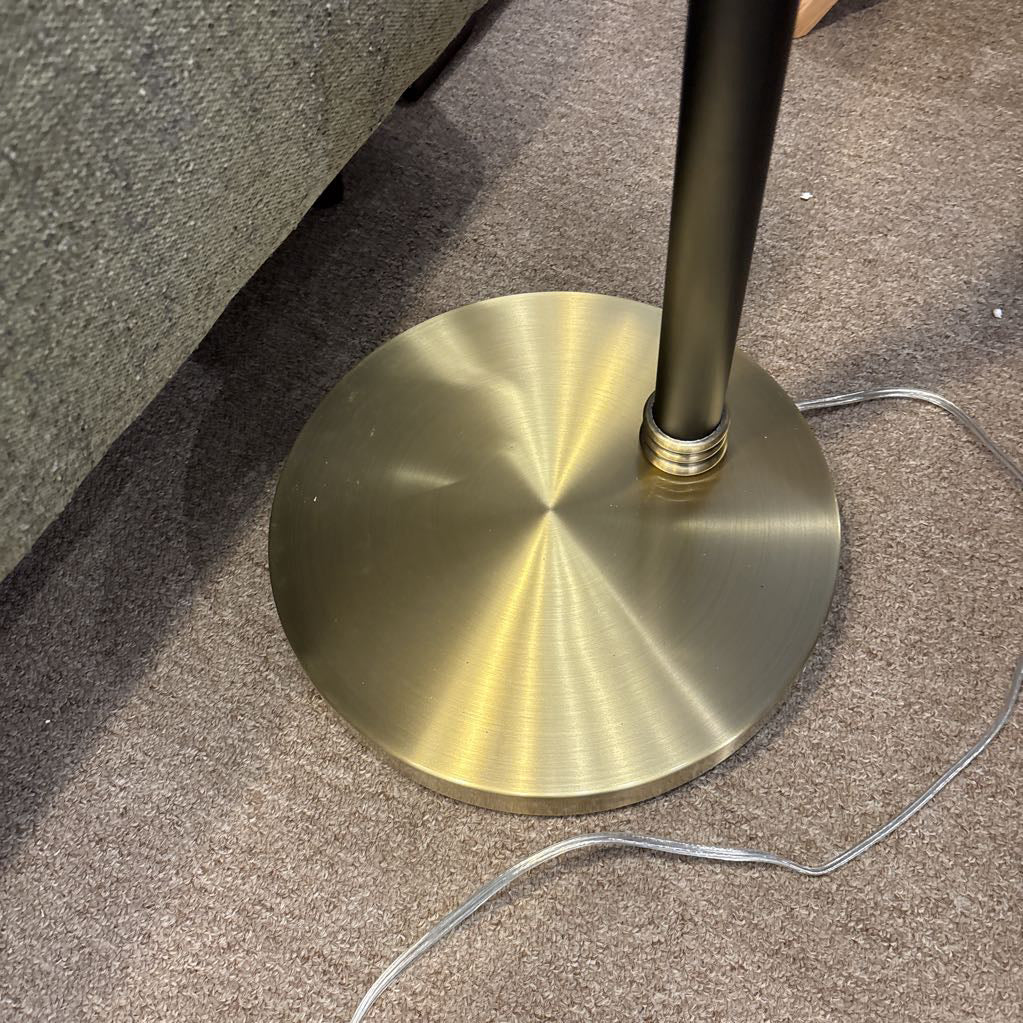 Black and Brass 3 Arm Arc Lamp LAMPS