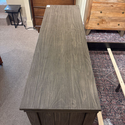 Solid Wood Grey Brushed 7 Drawer Lowboy