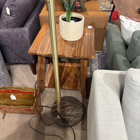 Brass Shade Smart Switch 3 Arm Arc Lamp LAMPS
