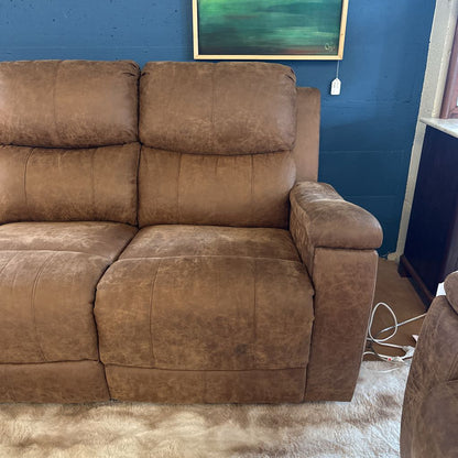 Brown Manual Recliner Sofa U SOFAS