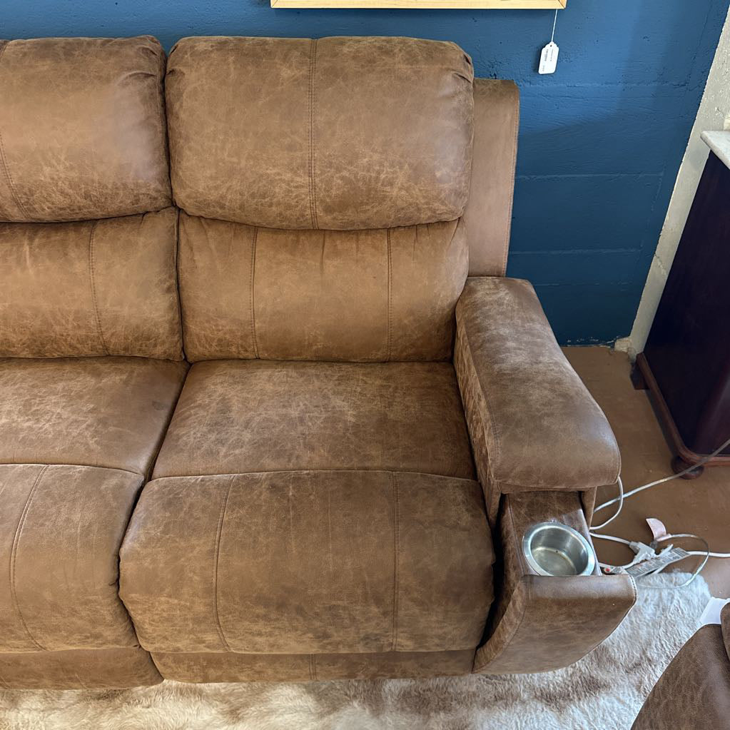 Brown Manual Recliner Sofa U SOFAS