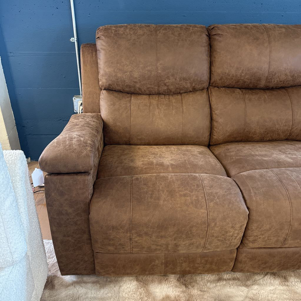 Brown Manual Recliner Sofa U SOFAS