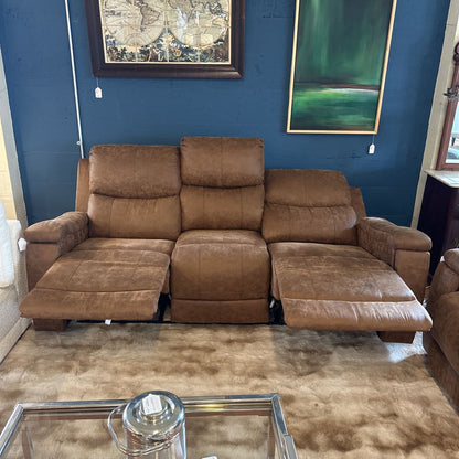 Brown Manual Recliner Sofa U SOFAS