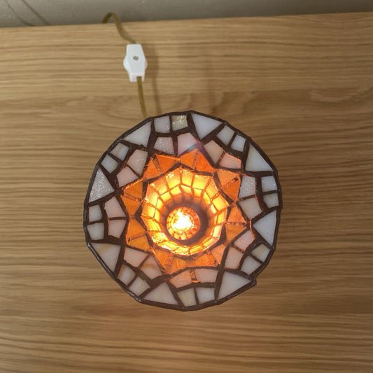 Vintage Tiffany Style Stained Glass Pond Lily Table Lamp LAMPS
