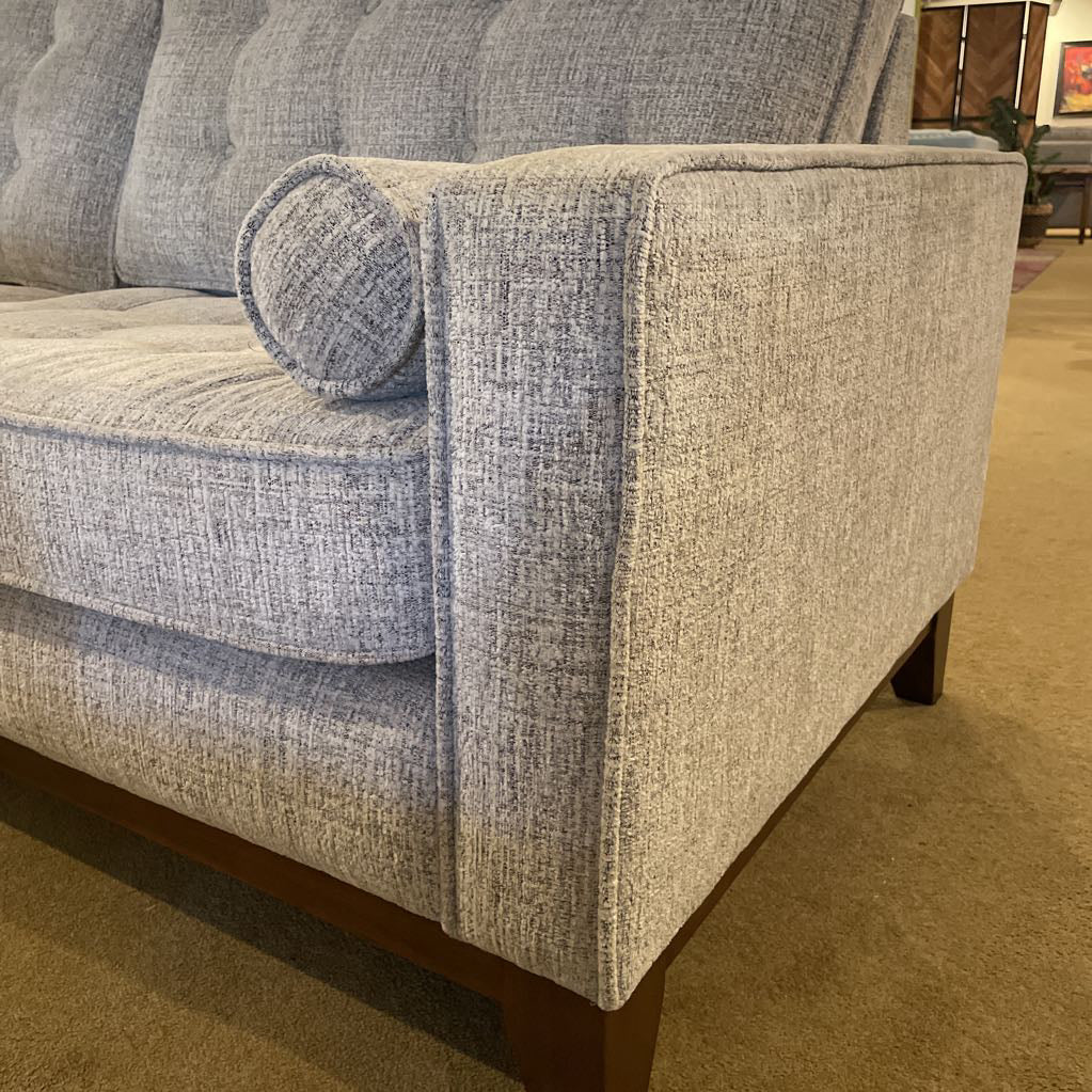 Flax Button Tufted Sofa