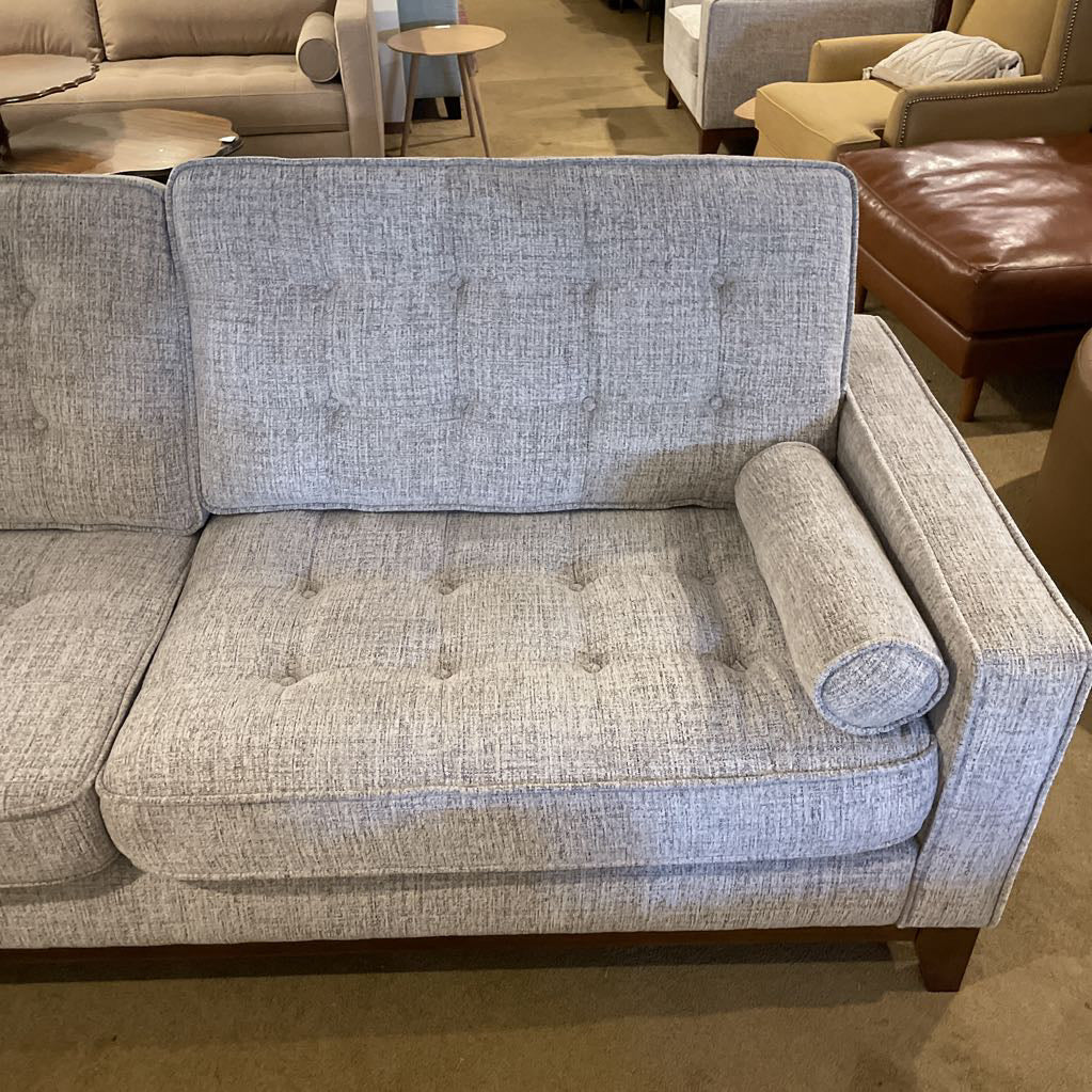 Flax Button Tufted Sofa