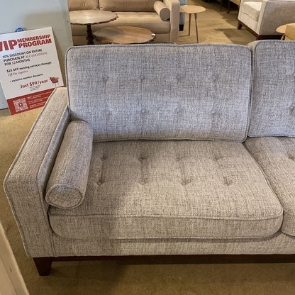 Flax Button Tufted Sofa