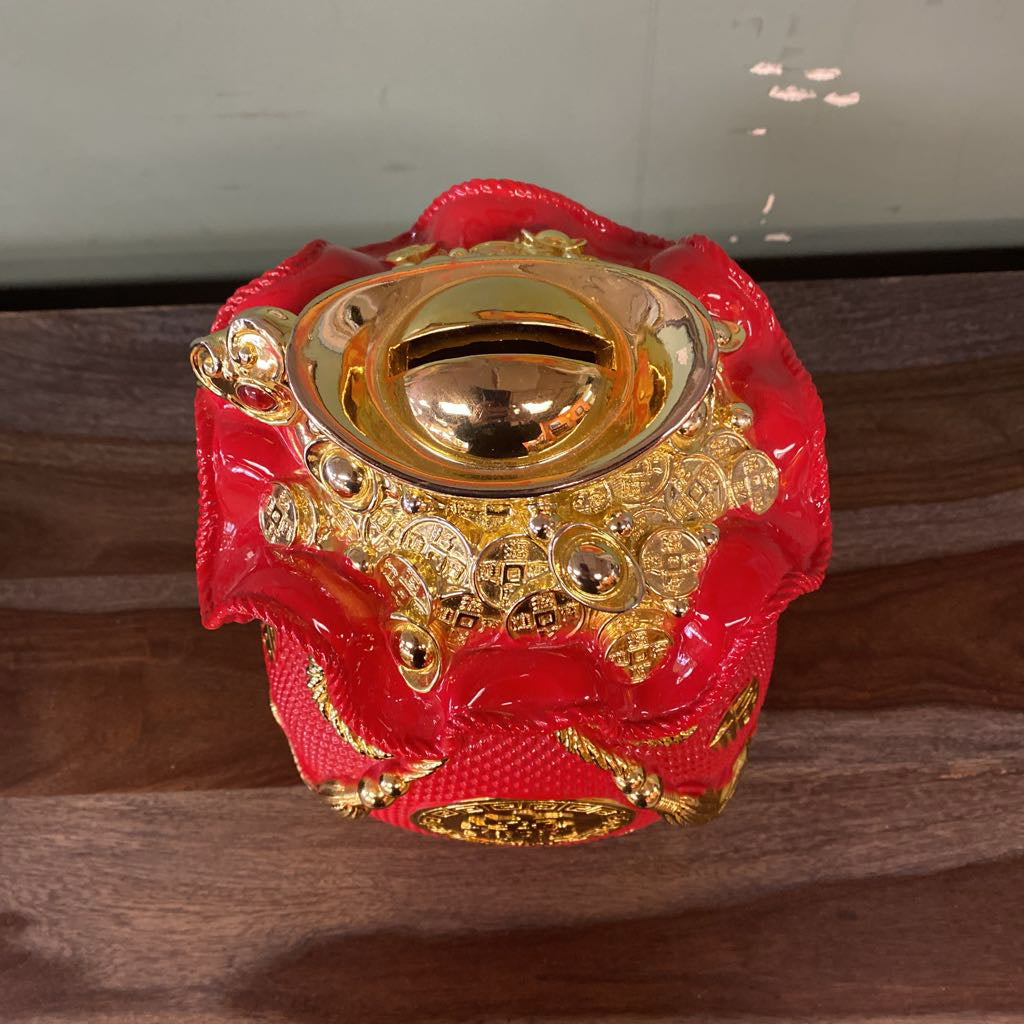 Feng Shui Lucky Money Bag Coin Bank