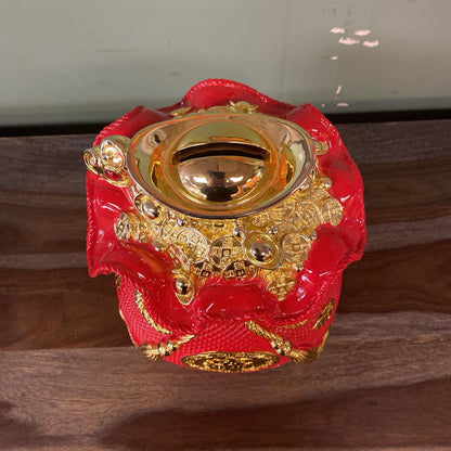 Feng Shui Lucky Money Bag Coin Bank