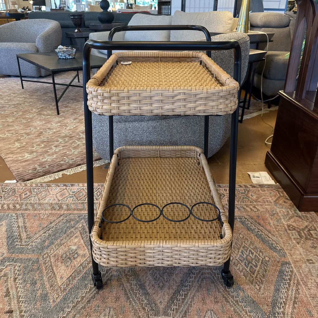 Wicker Barcart