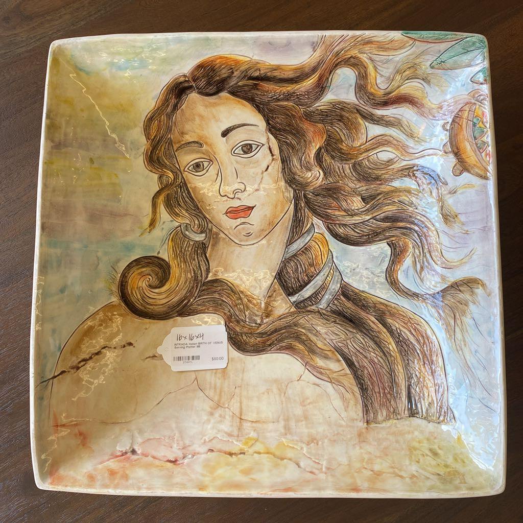 INTRADA Italian BIRTH OF VENUS Serving Platter