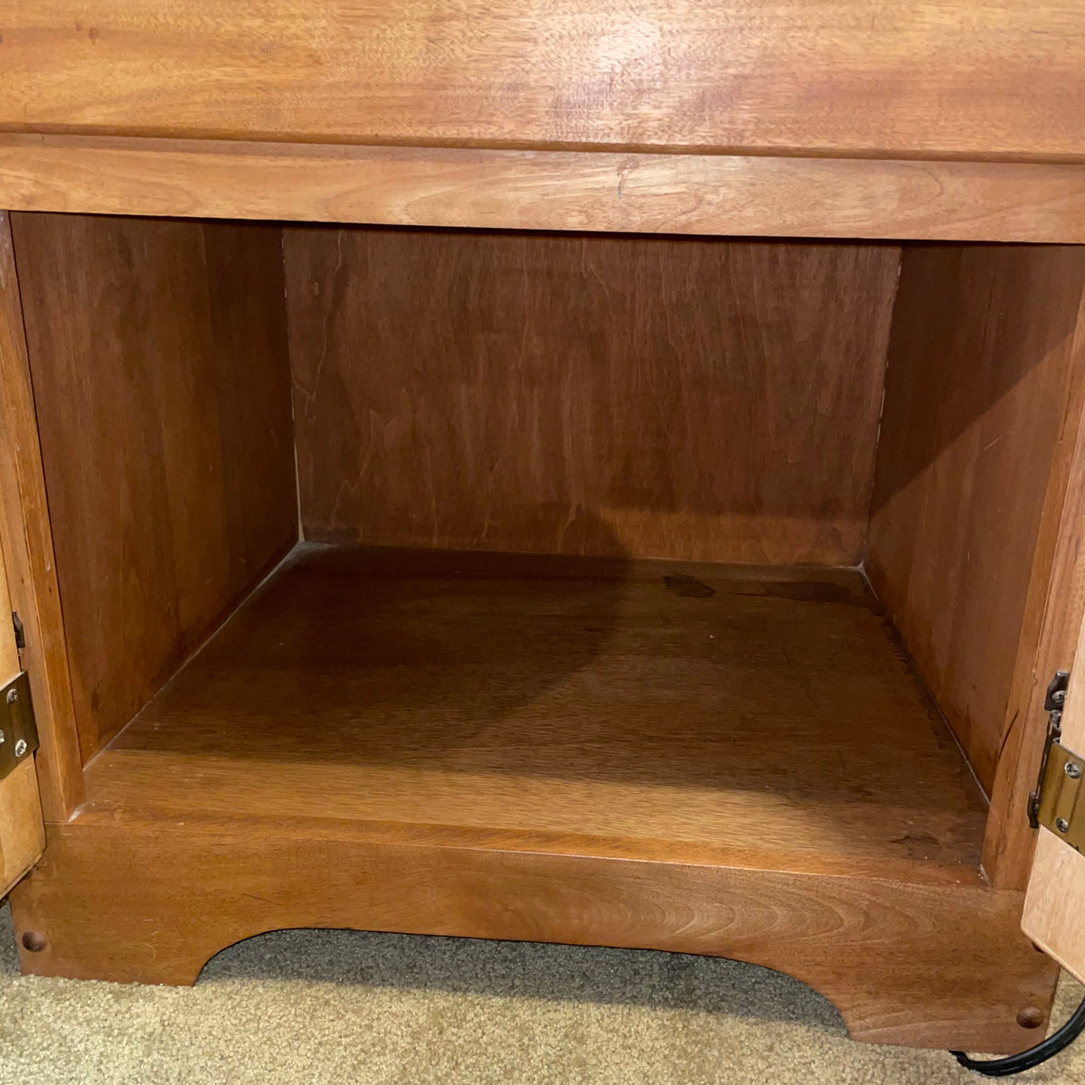 Small Cabinet with 1 Drawer and Blue-Green Painted Top C CABINETS
