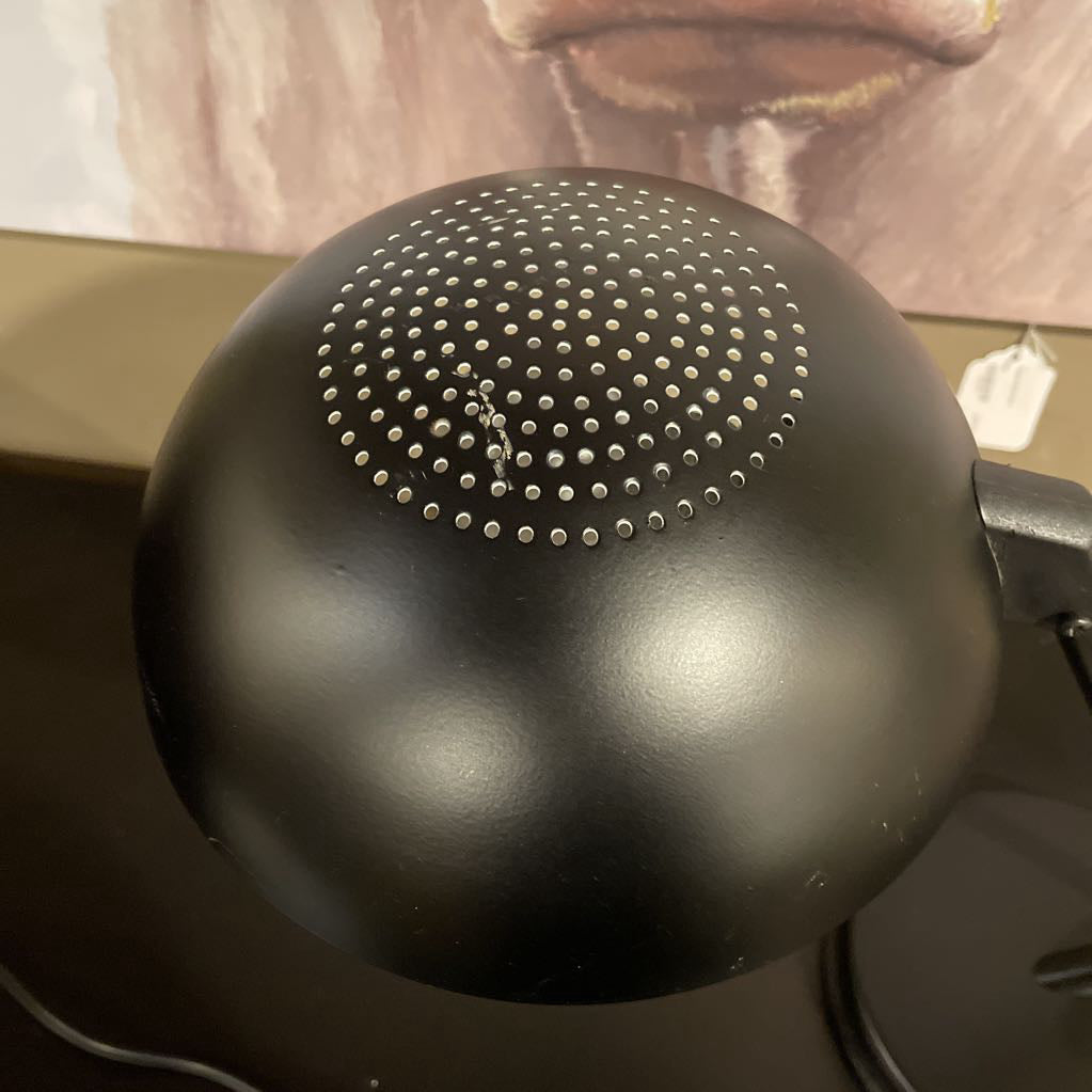 Round Shade & Base Black Desk Lamp LAMPS