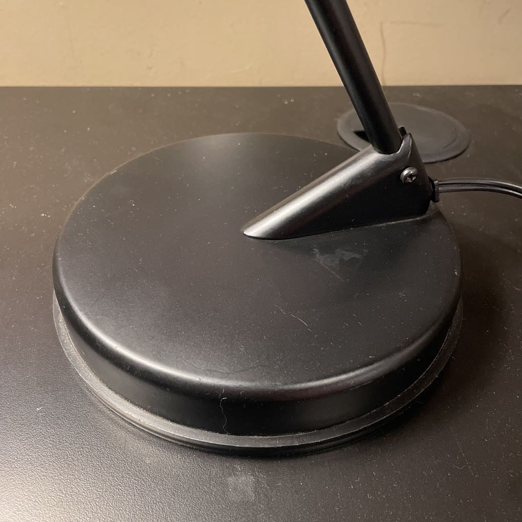 Round Shade & Base Black Desk Lamp LAMPS