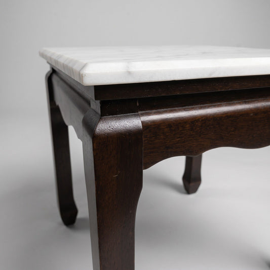 Low Square Marble Table C SIDE TABLES