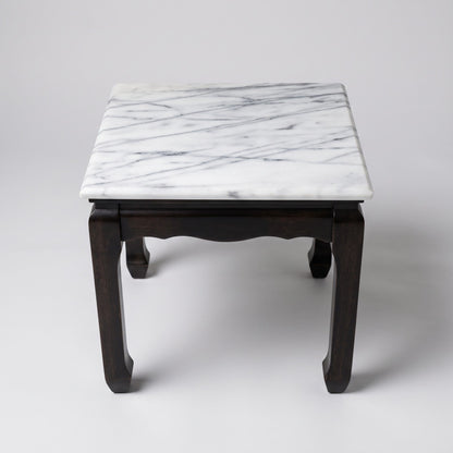 Low Square Marble Table C SIDE TABLES