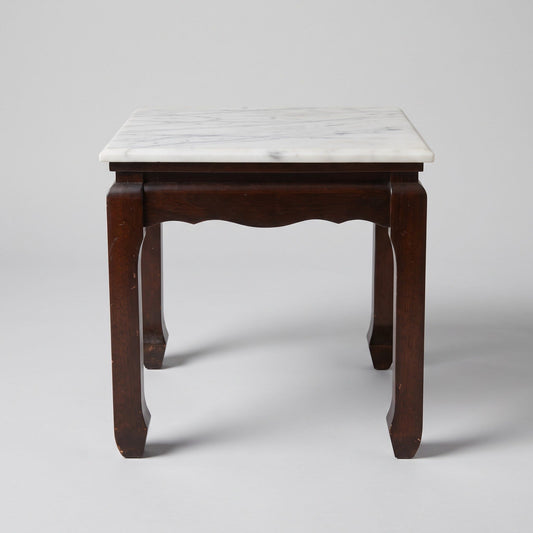 Low Square Marble Table C SIDE TABLES