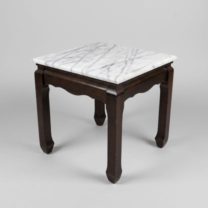 Low Square Marble Table C SIDE TABLES