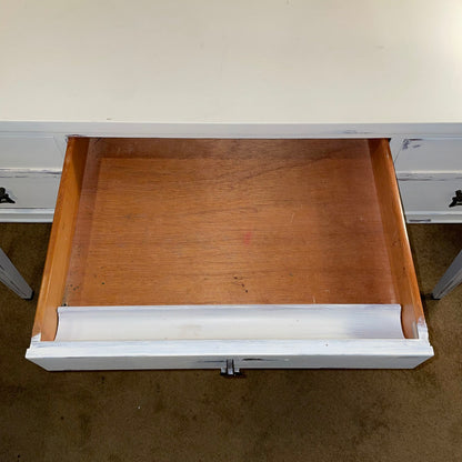 Shabby Chic White 3 Drawer Desk C DESKS
