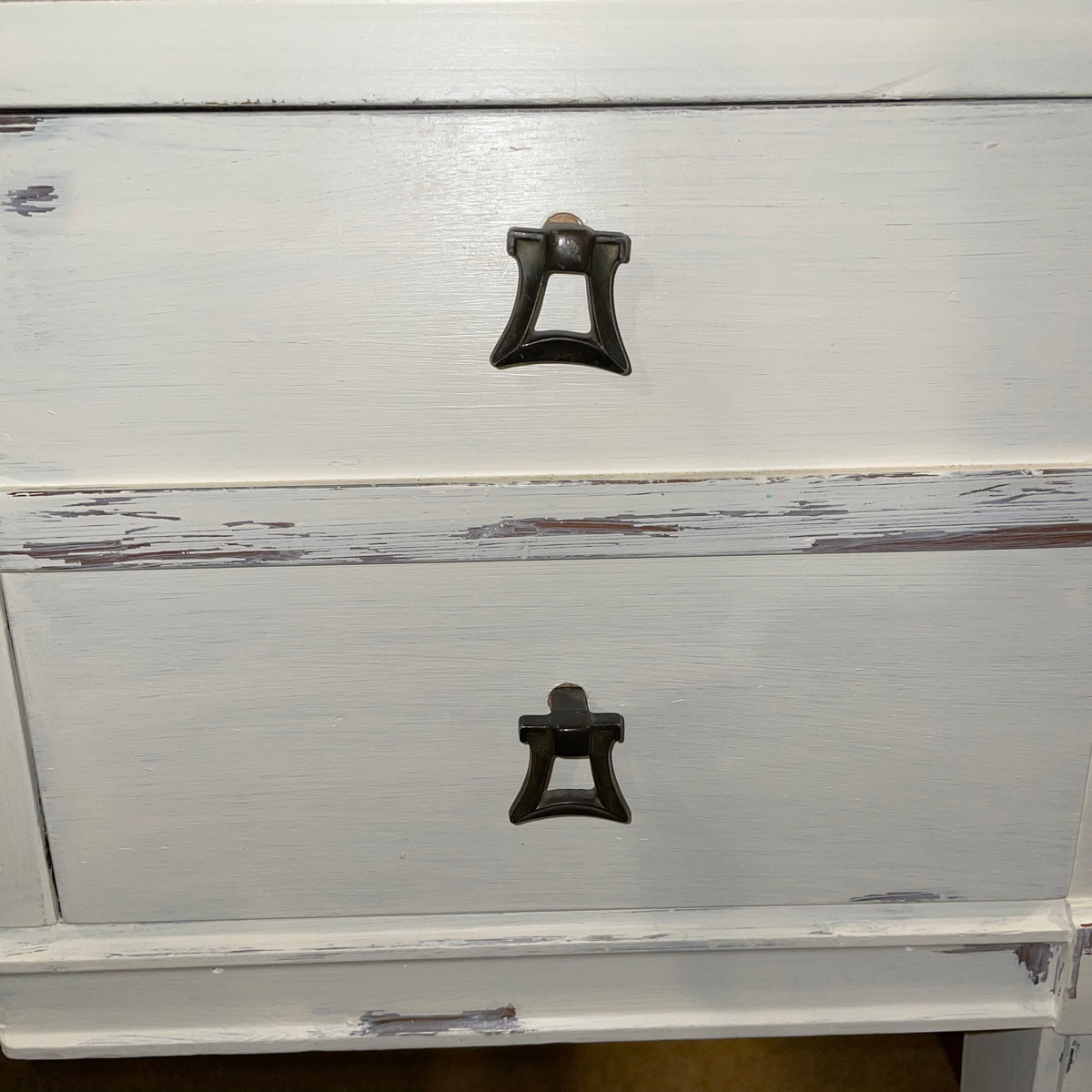 Shabby Chic White 3 Drawer Desk C DESKS