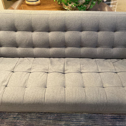 Dania Grey MCM Style Tufted Sofa U SOFAS