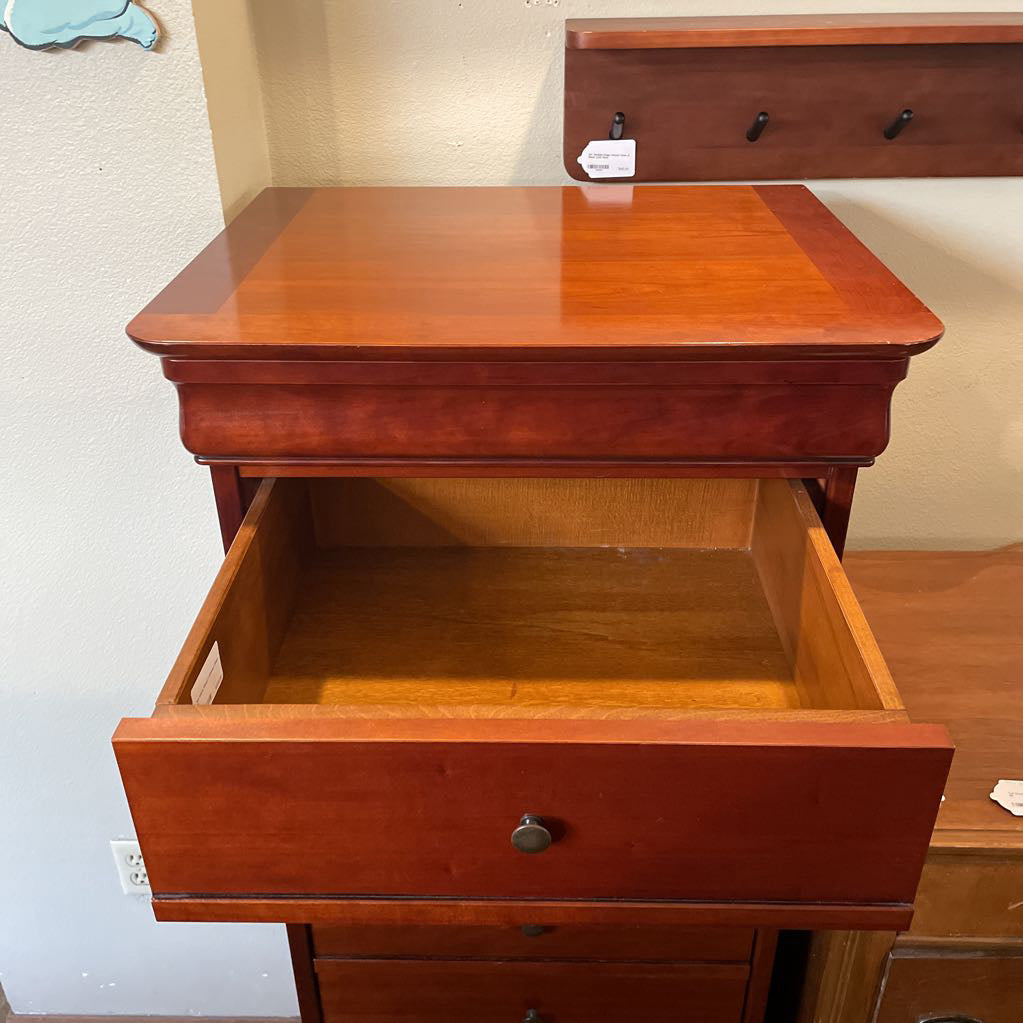 Tall Warm Wood 8 Drawer Chest C HIGHBOYS