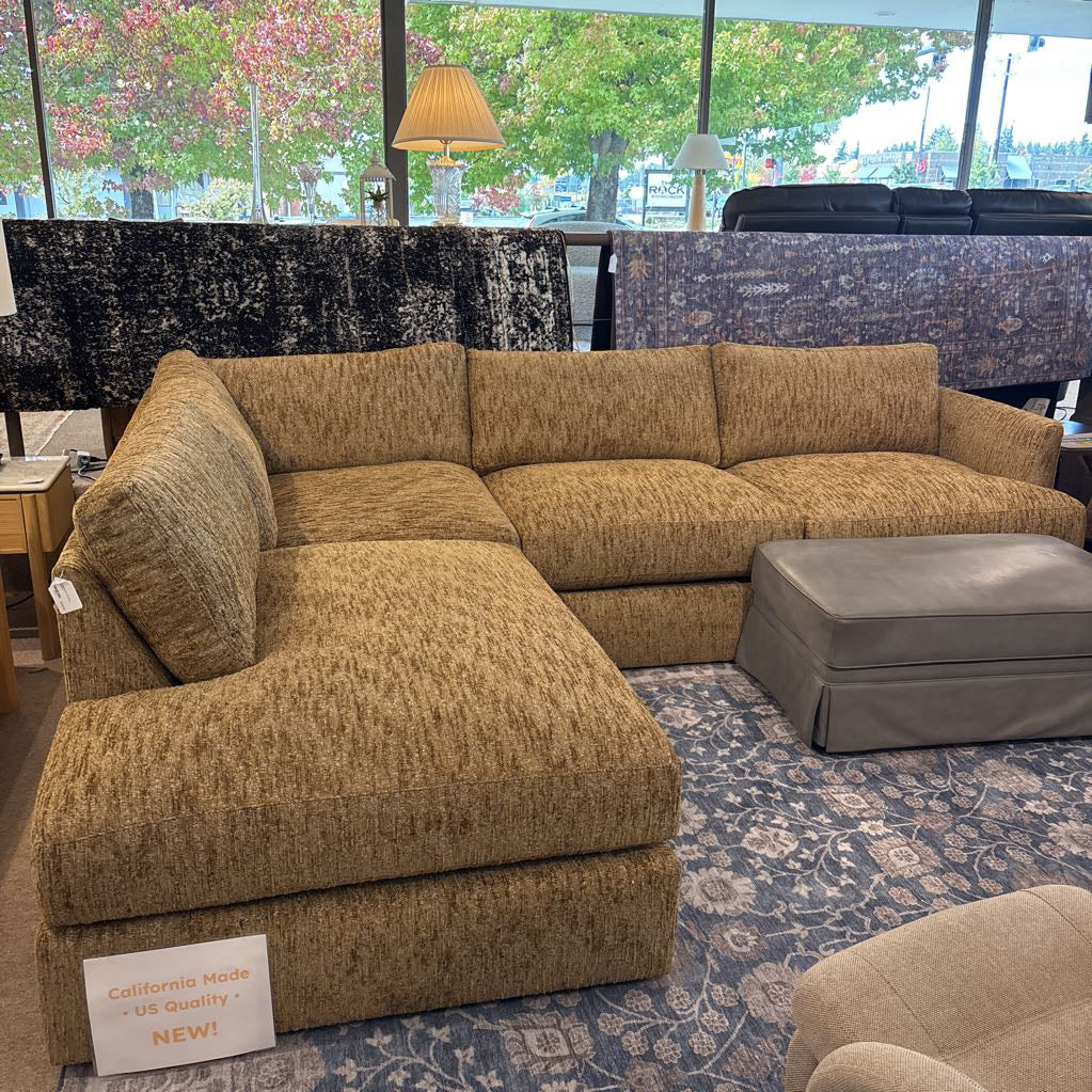 Castile Bronze LAF Chaise Sectional