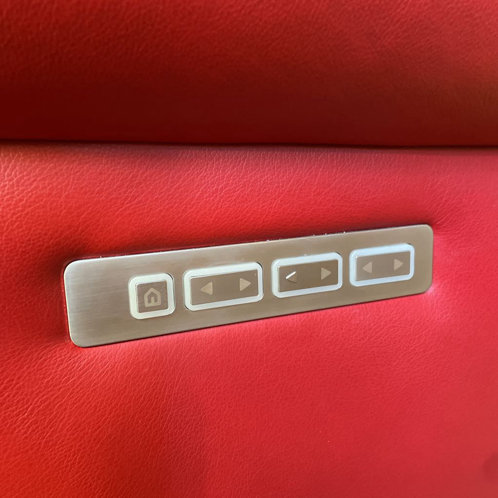 Stressless Red Leather Power Recliner