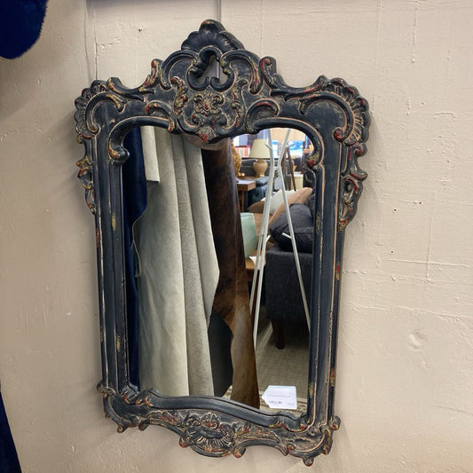 Ornate Dark Frame Mirror C MIRRORS
