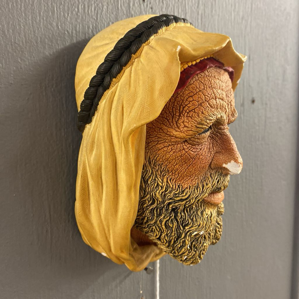 Vintage BOSSONs Clay Head Sheik ART