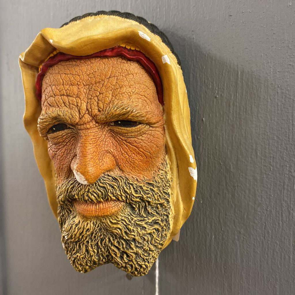 Vintage BOSSONs Clay Head Sheik ART