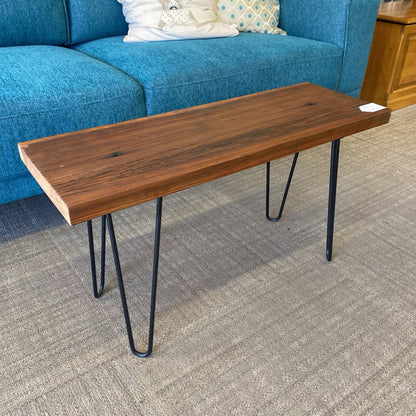 Small Hairpin Pine Bench