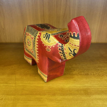 Leather Elephant Piggy Bank