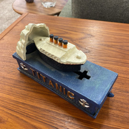 Cast Iron Titanic Bank SMALLS