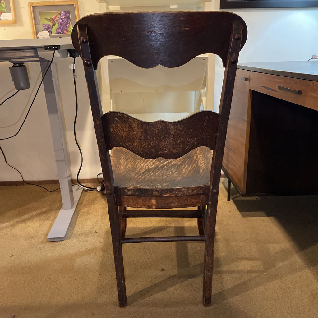 Rustic Oak Chair